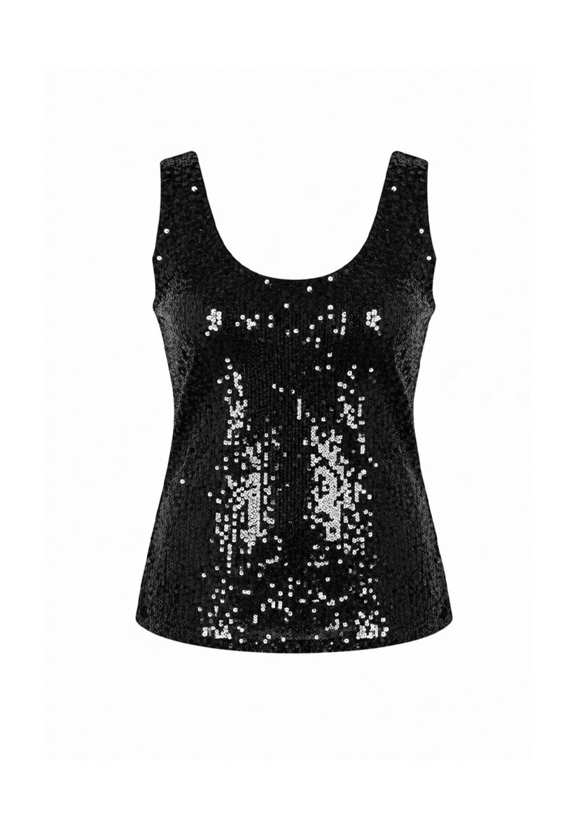 Top Glamour Glow - Black