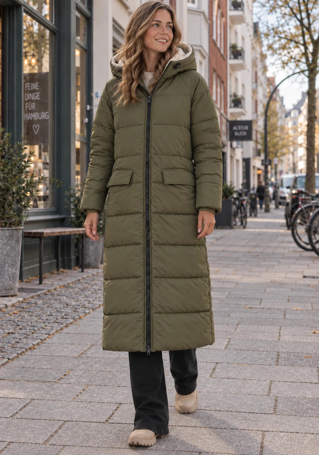 Short Coat Smile & Glow - grey