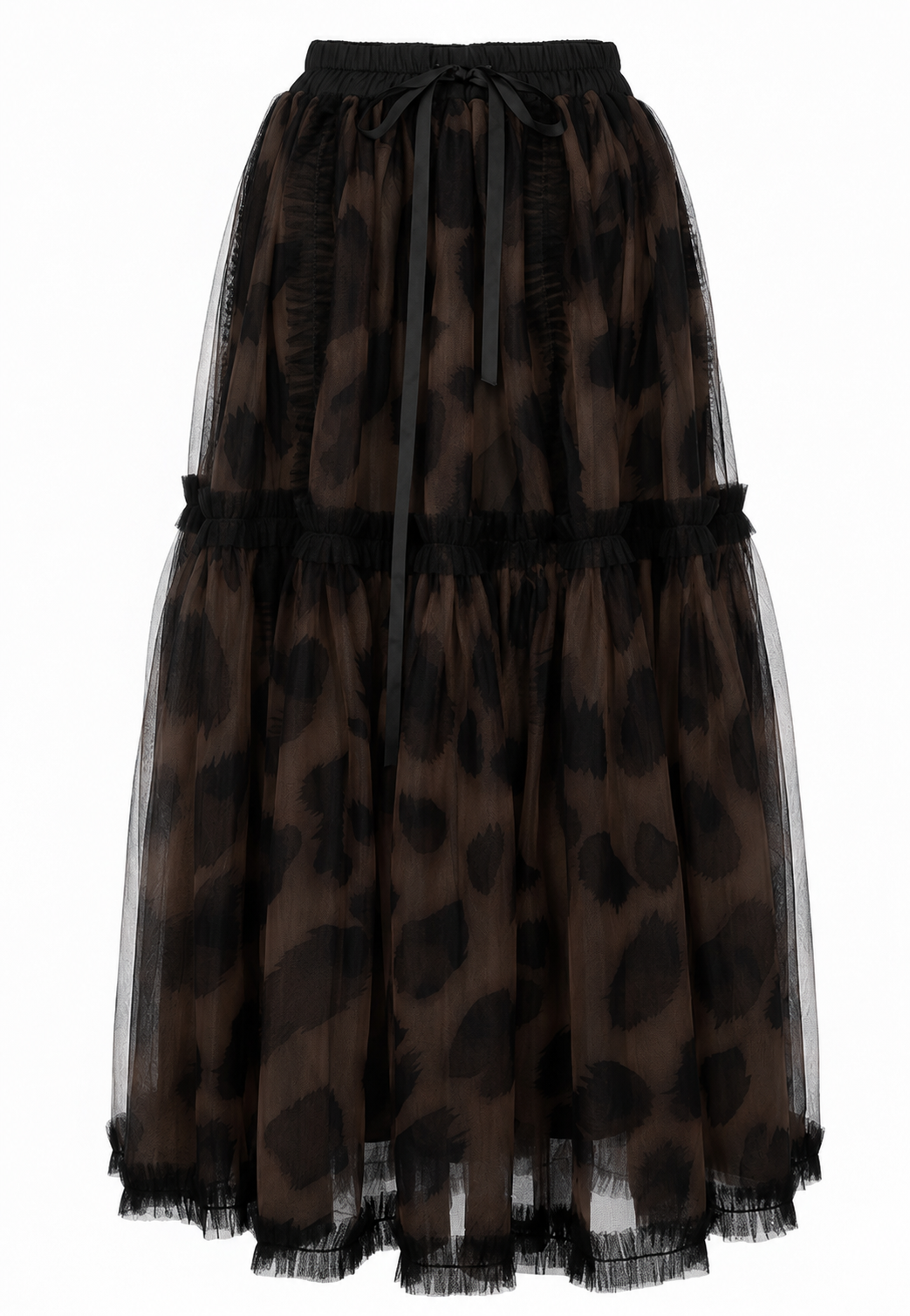 Maxiskirt Tull Amber Tiger