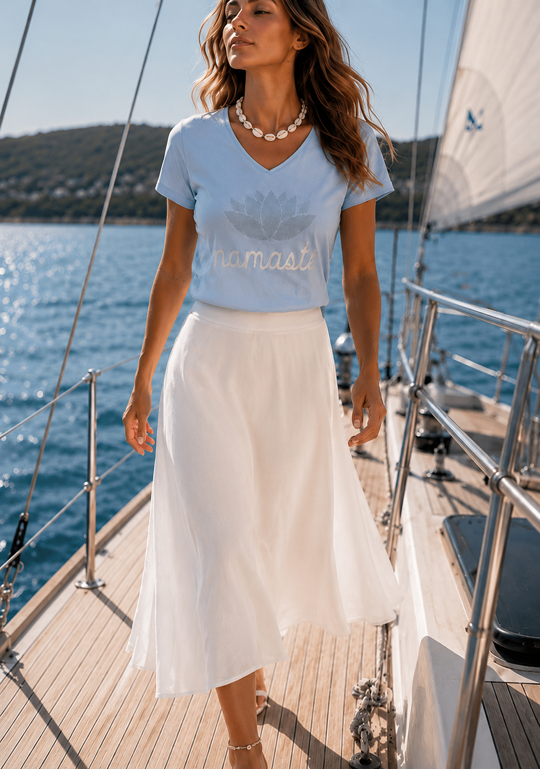 Skirt Silk Touch - white