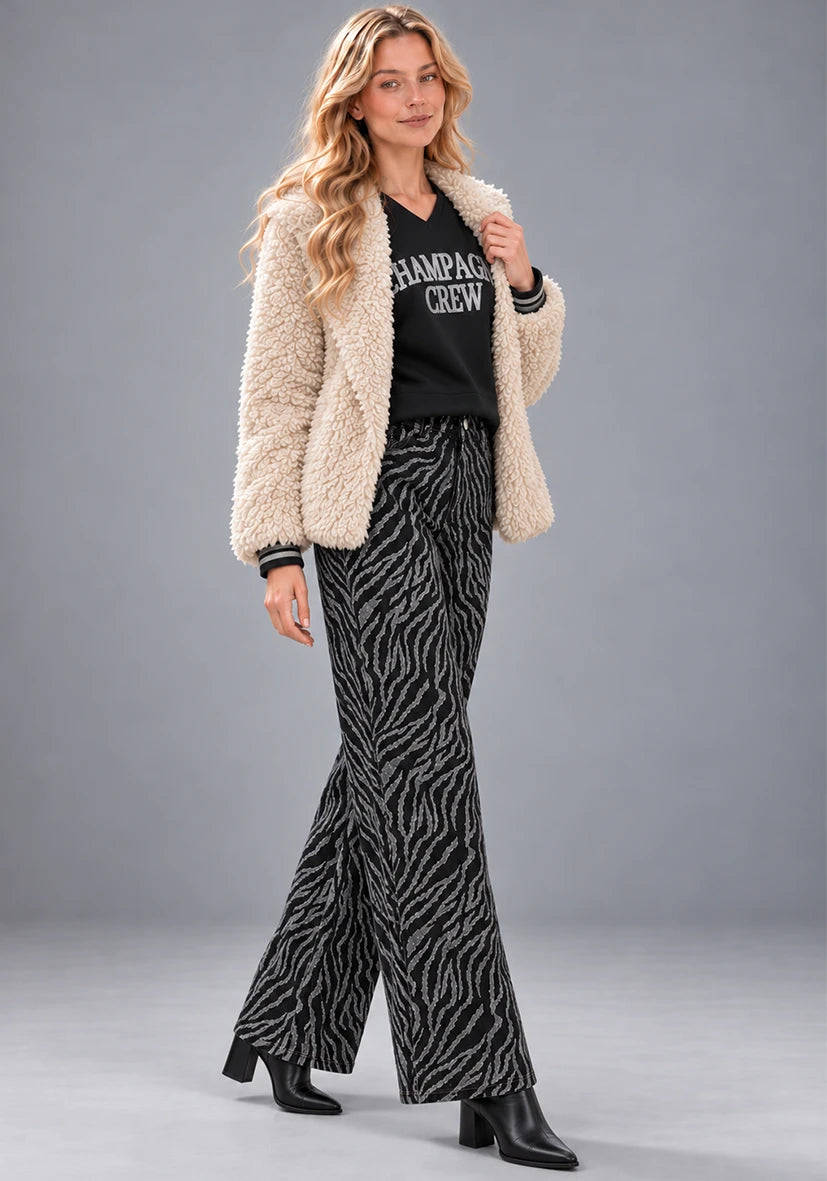 Short Coat Smile & Glow - grey