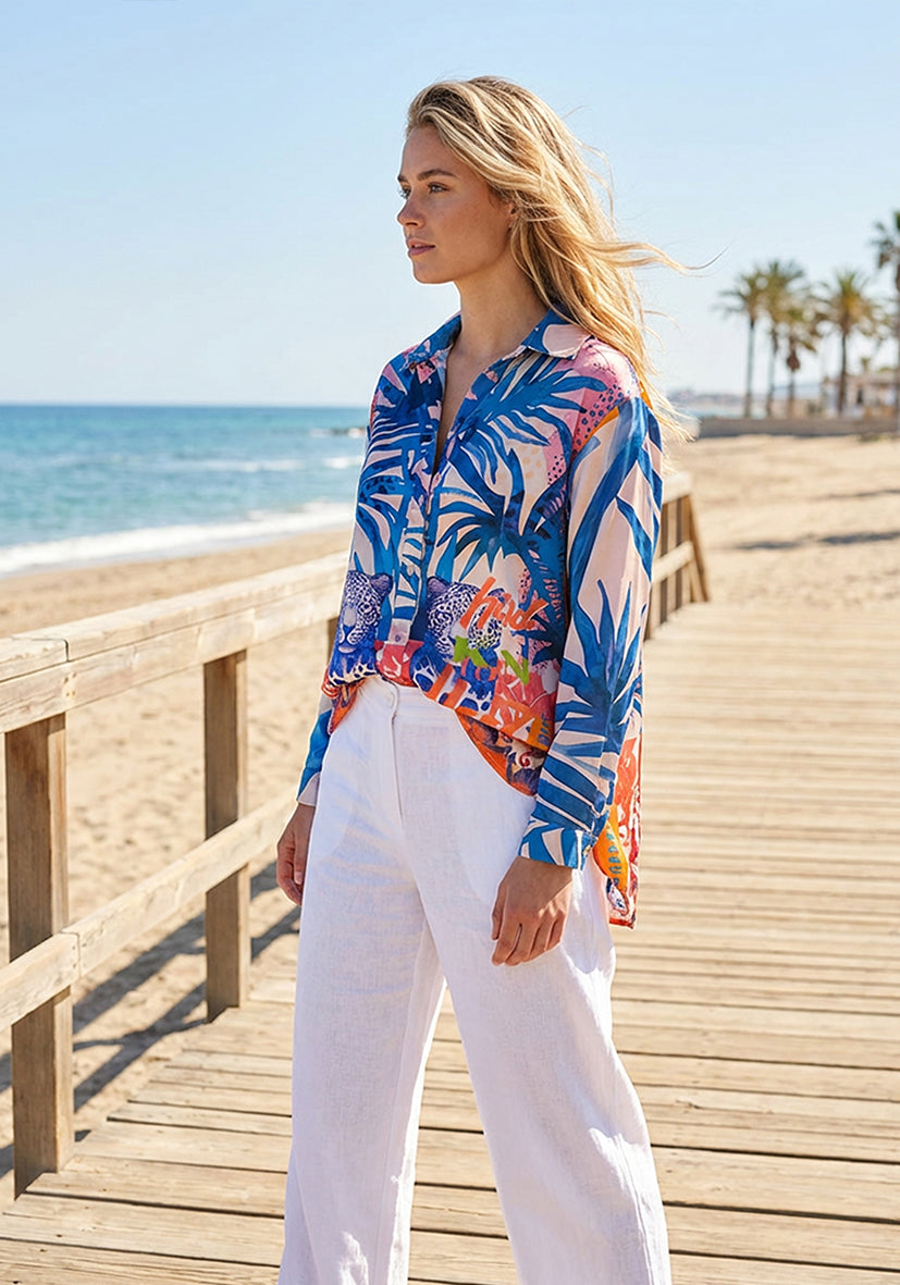 Blouse Leo Leaves