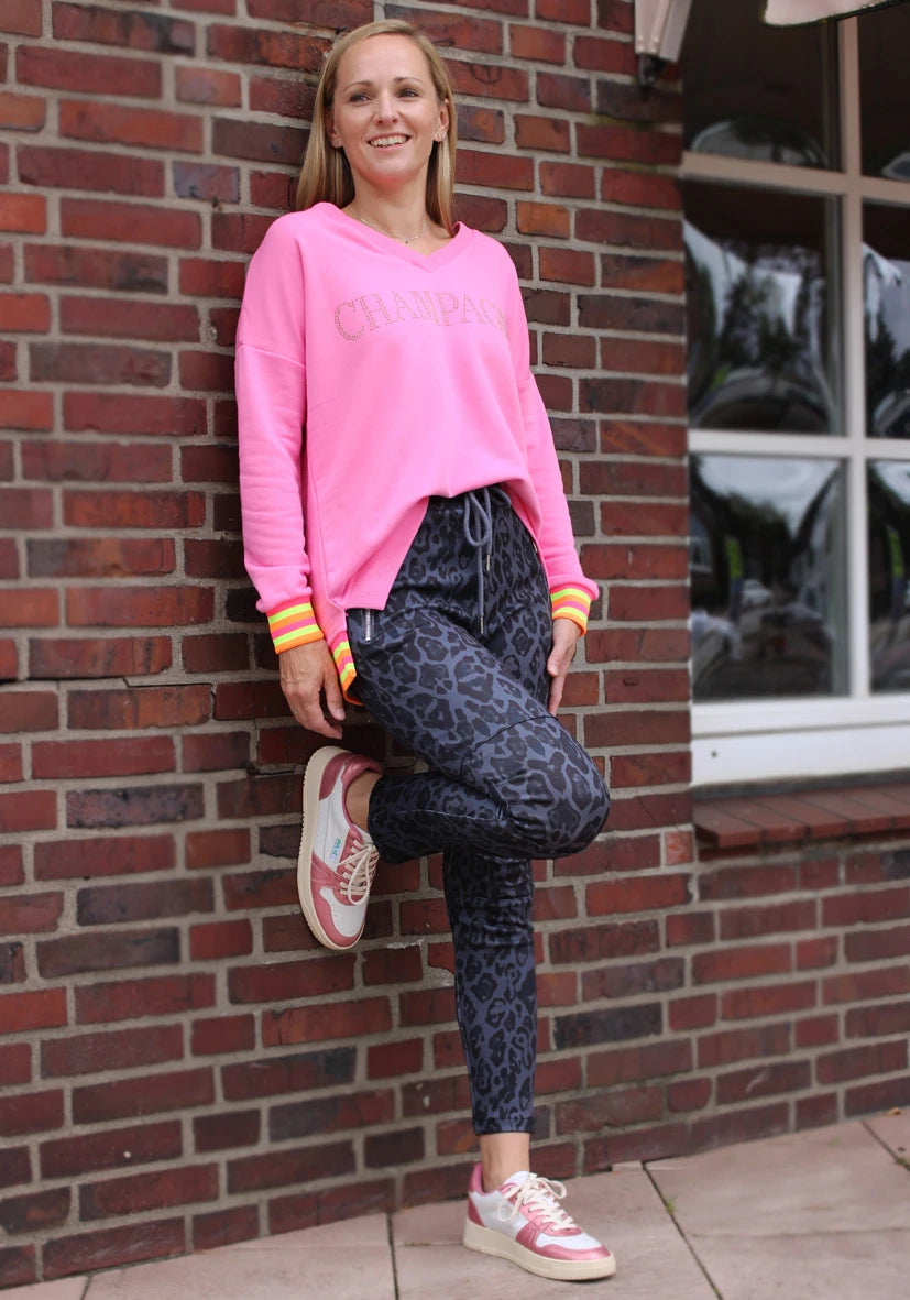 Jog-Pants Fancy Leo - anthracite