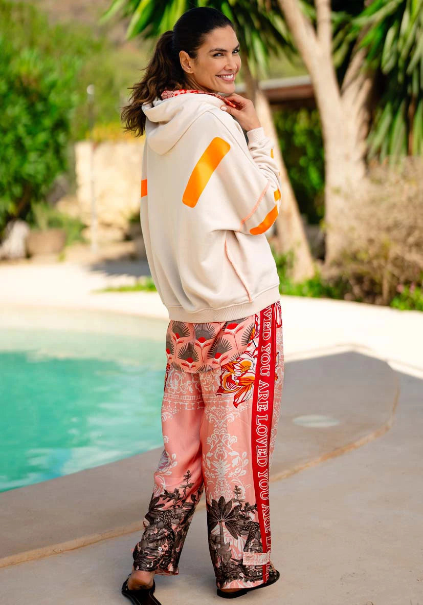 Hoodie Malibu Beach - creme