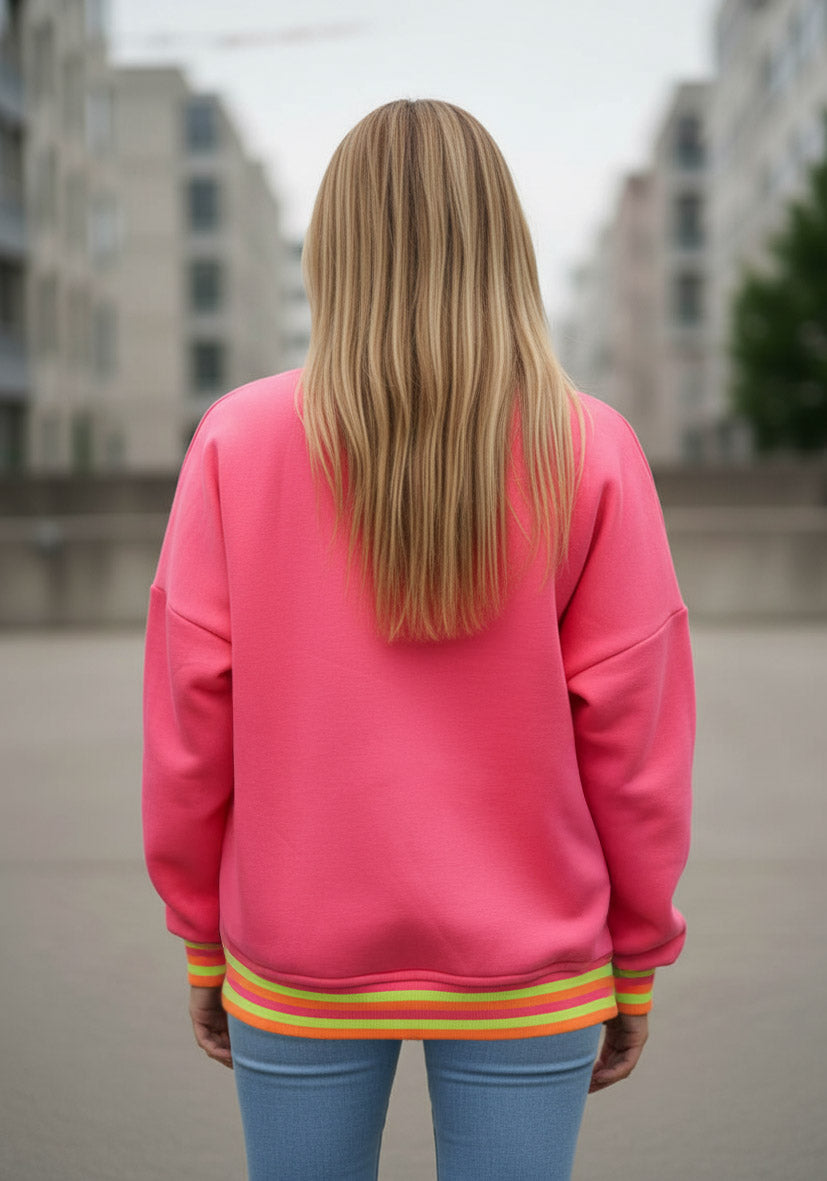 Roundneck Love - neonpink