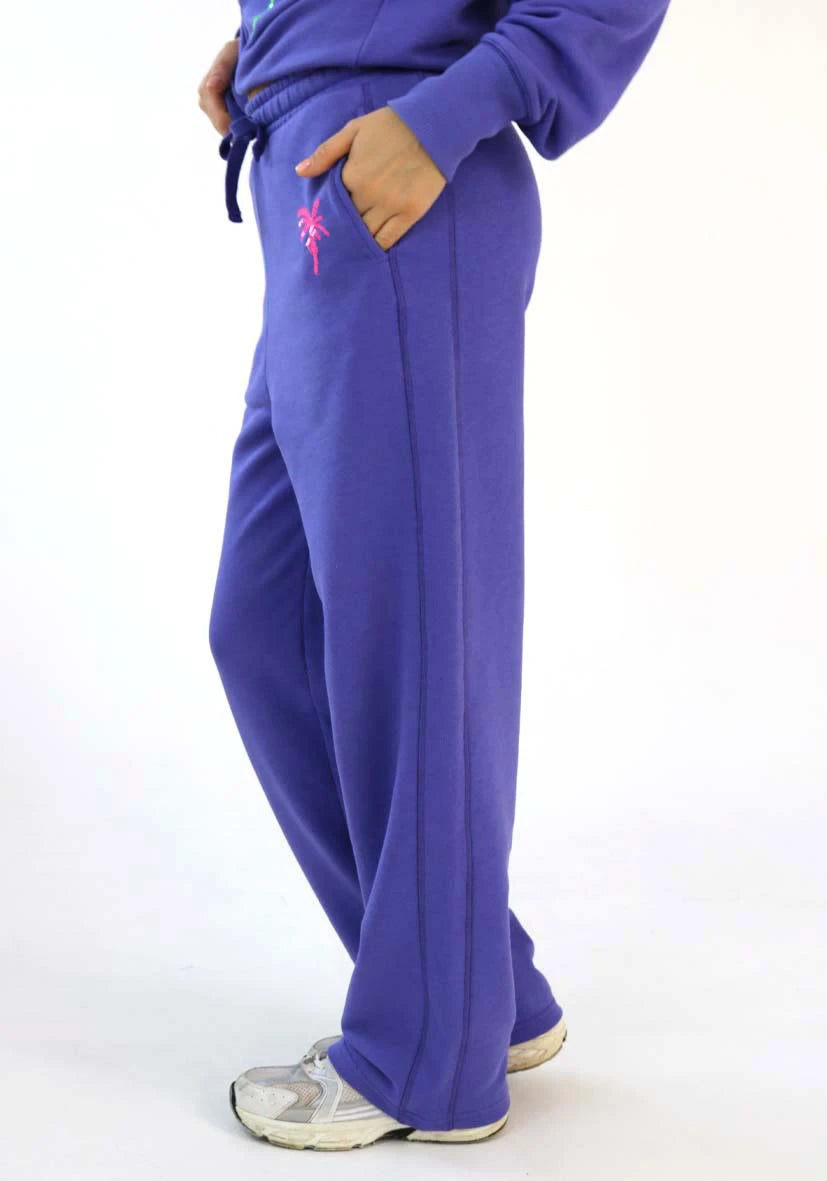 Joggerpants Palmtree Paillette - lilac