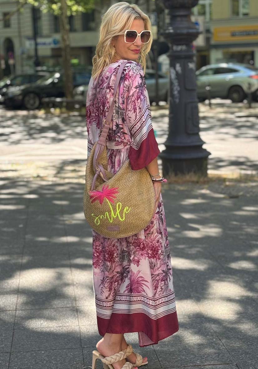 Schultertasche Palm Smile - violett