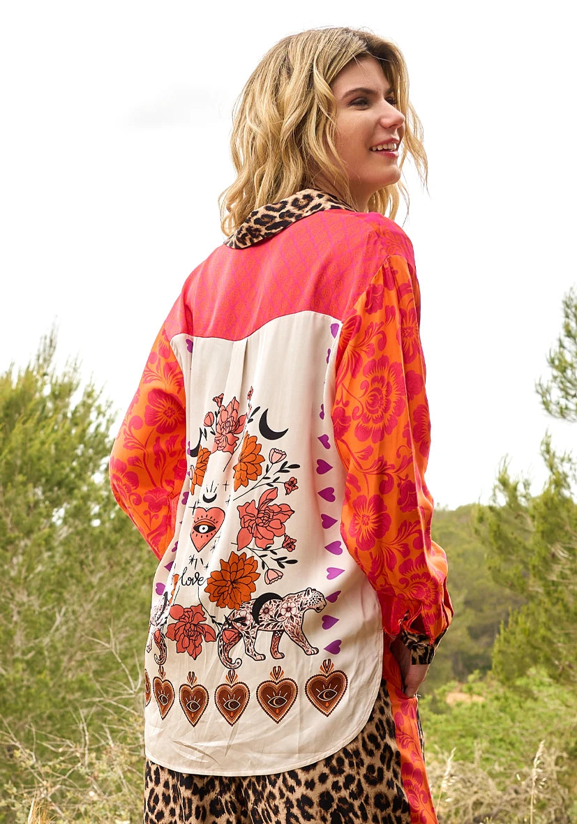 Bluse Leo Butterfly