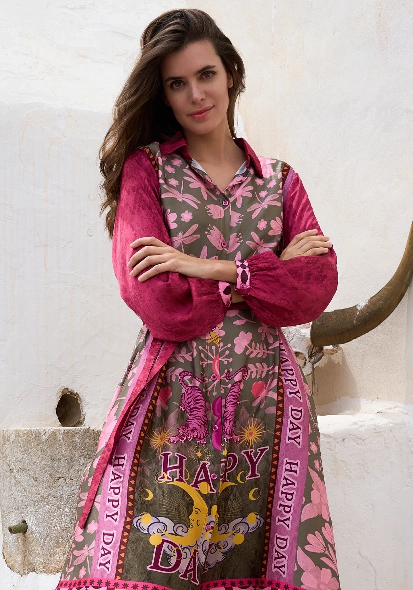 Midi Dress Happy Day
