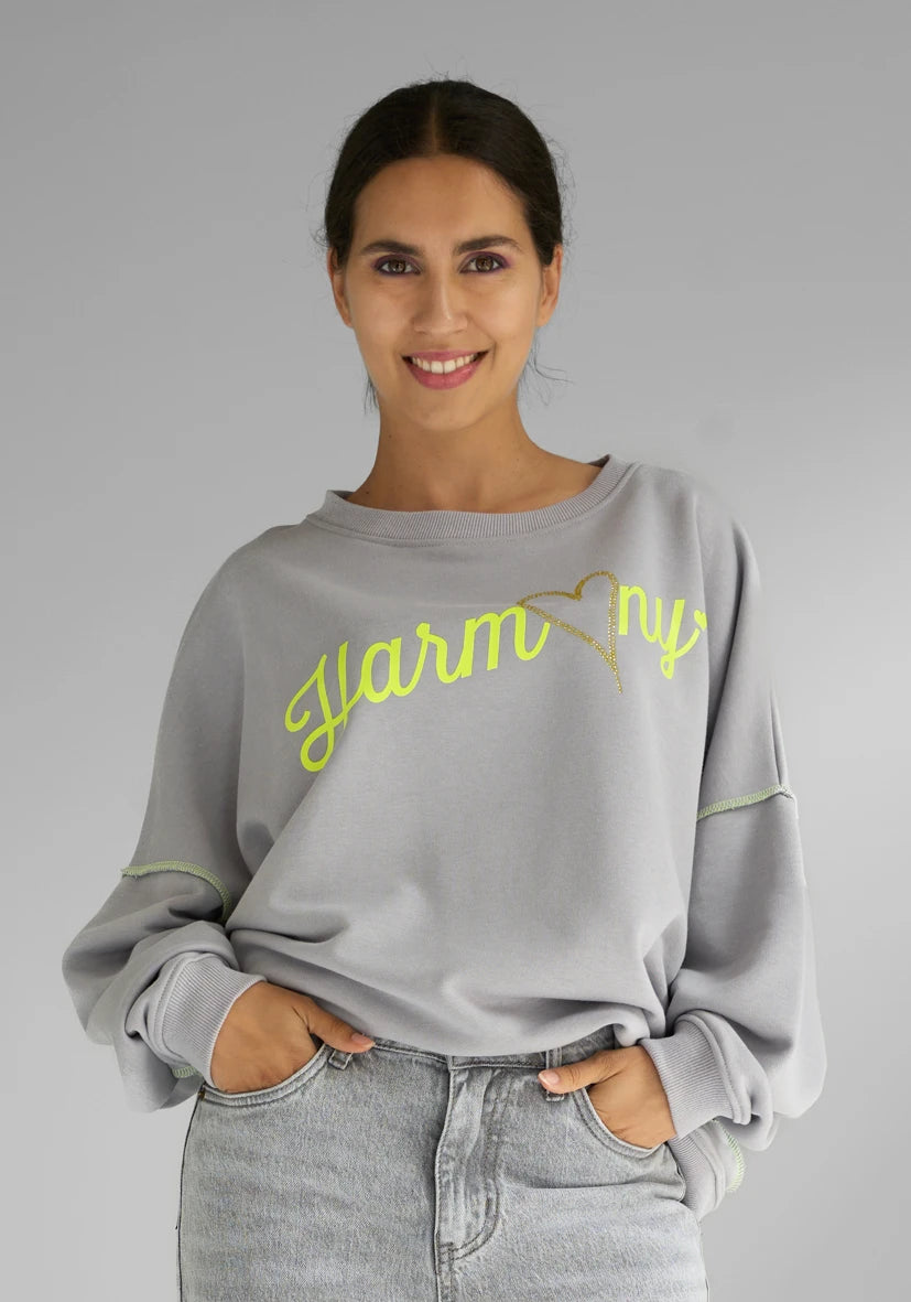 Roundneck Sweater Harmony - grau