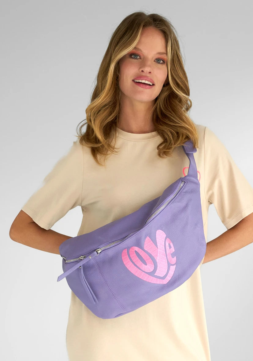 Crossover Bag Love - flieder