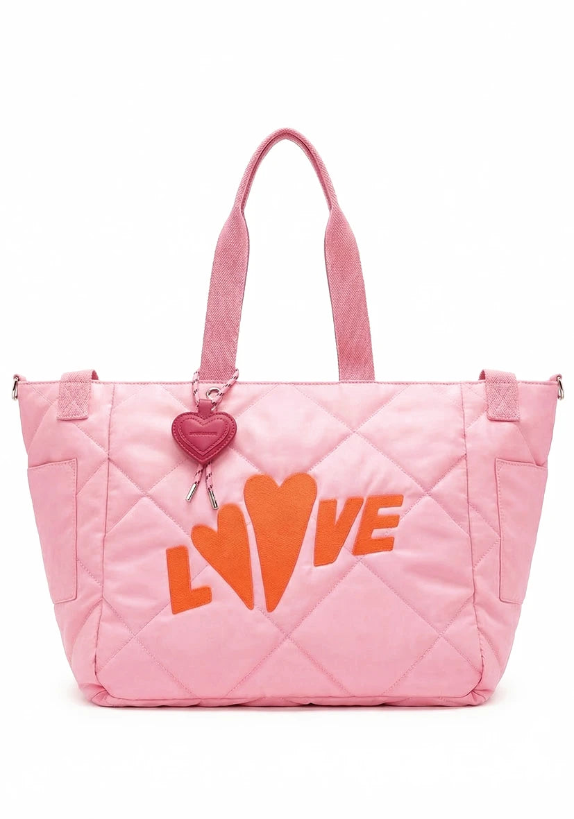 Quilted Bag Love - rose