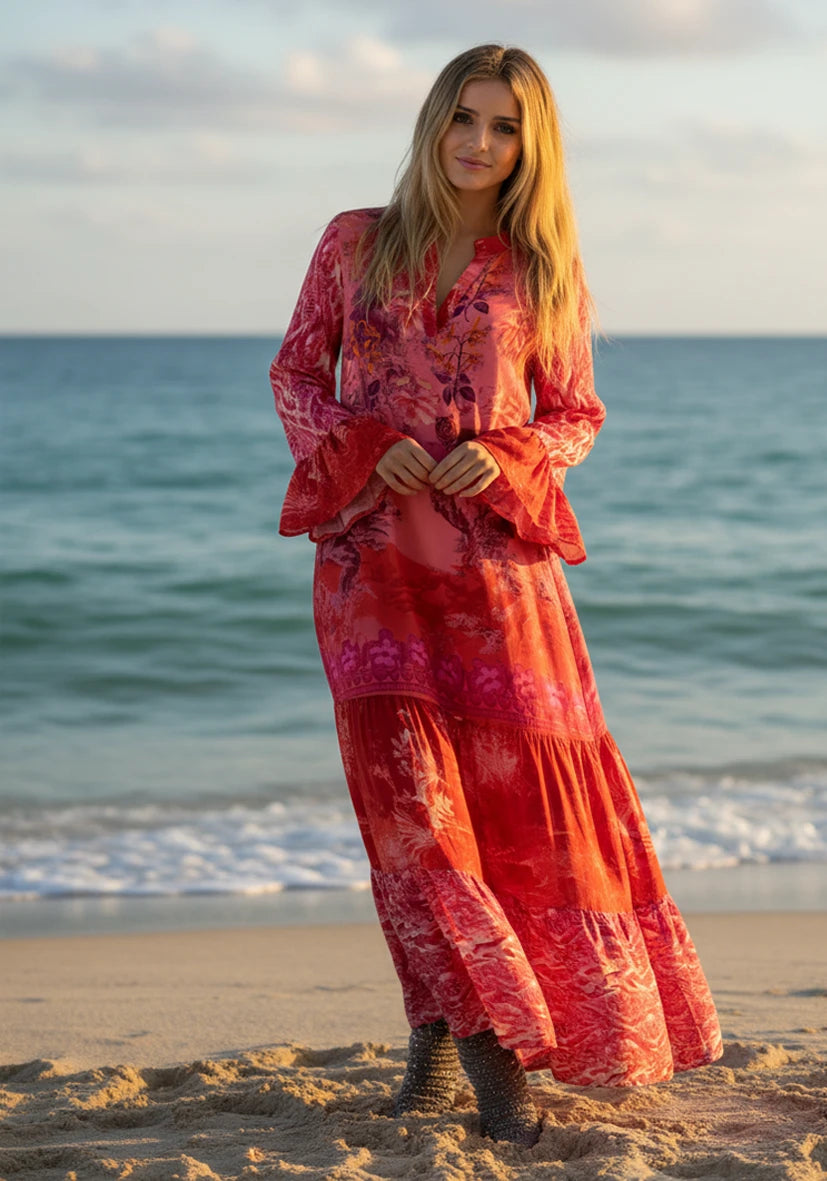 Maxidress Pink Tiger