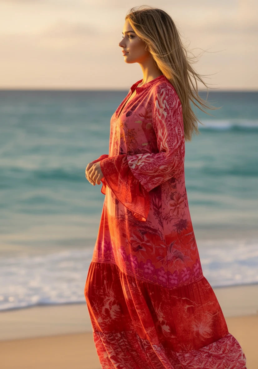 Maxidress Pink Tiger