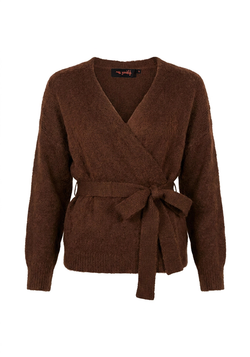 Pullover Cache Couer Big Heart - chocolate