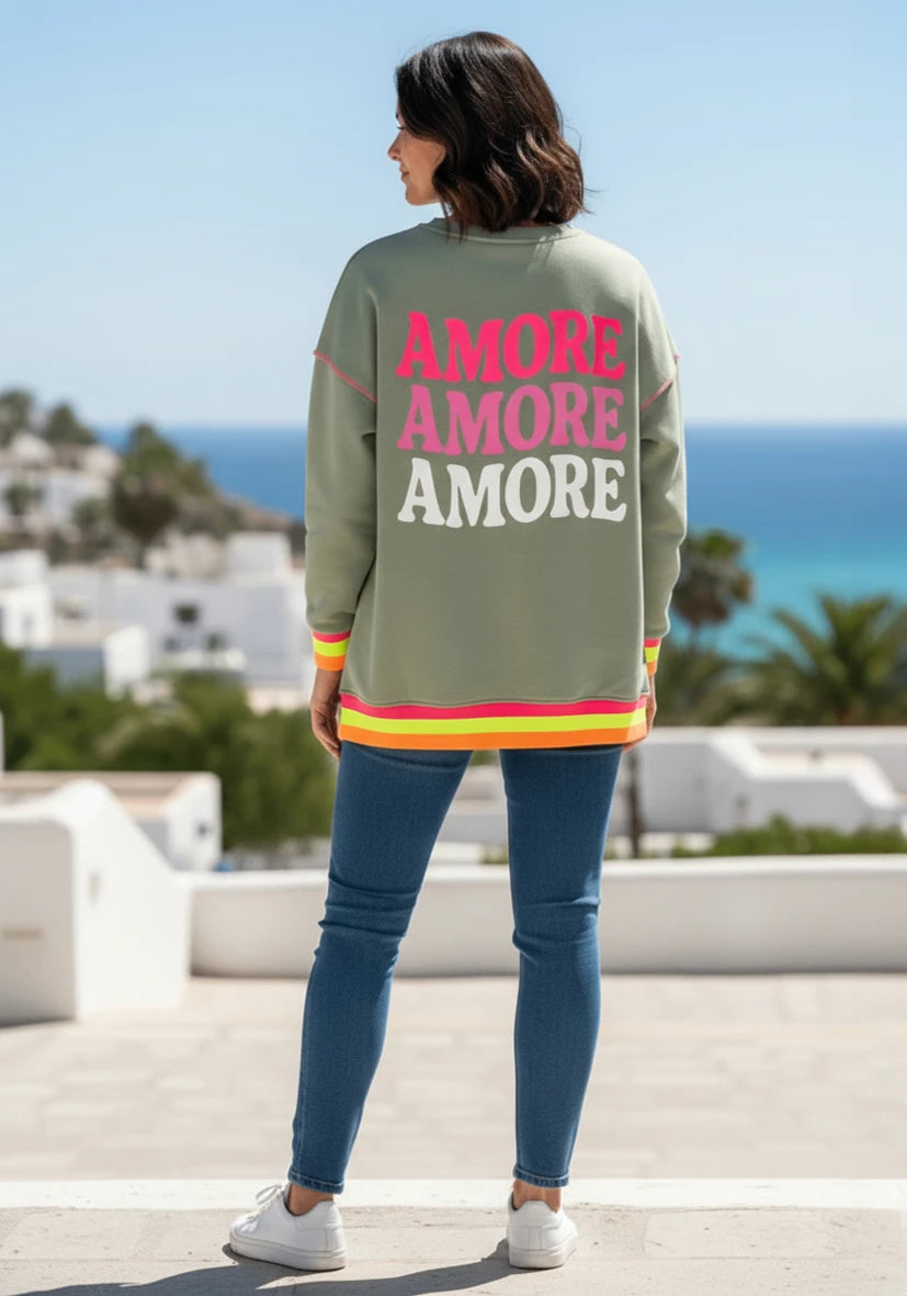 Roundneck Kiss Amore - almond