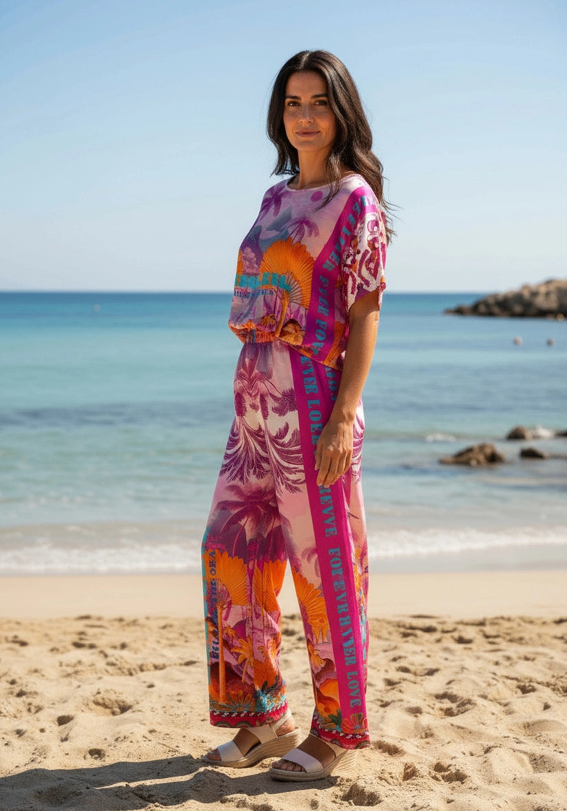 Pants Violet Sea