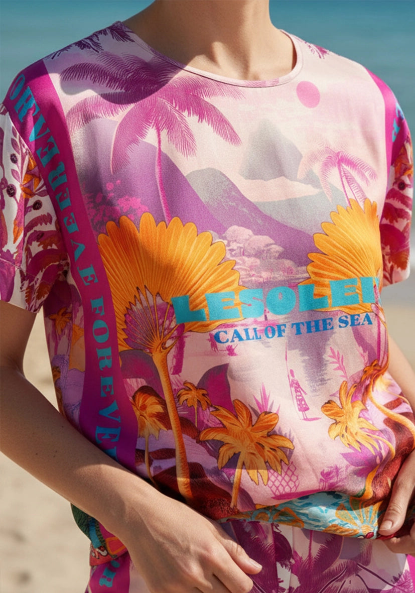 Shirt Blouse Violet Sea