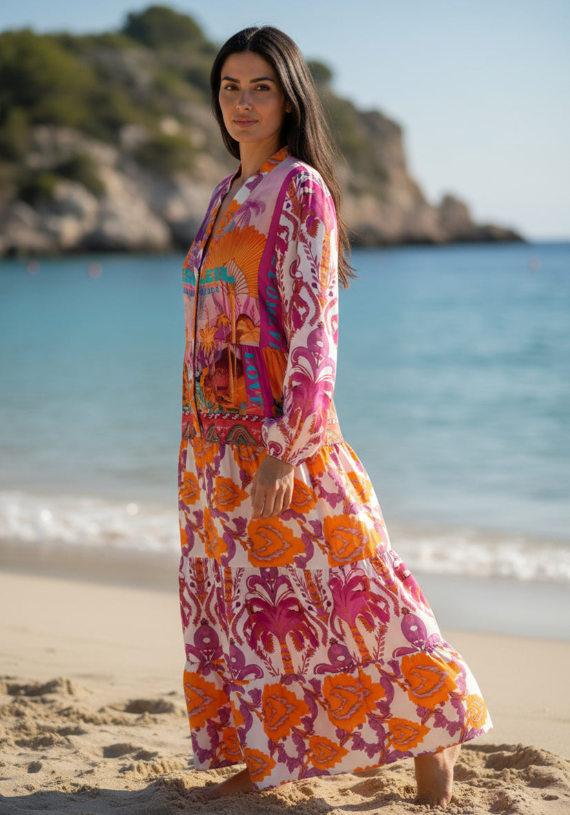 Mididress Violet Sea