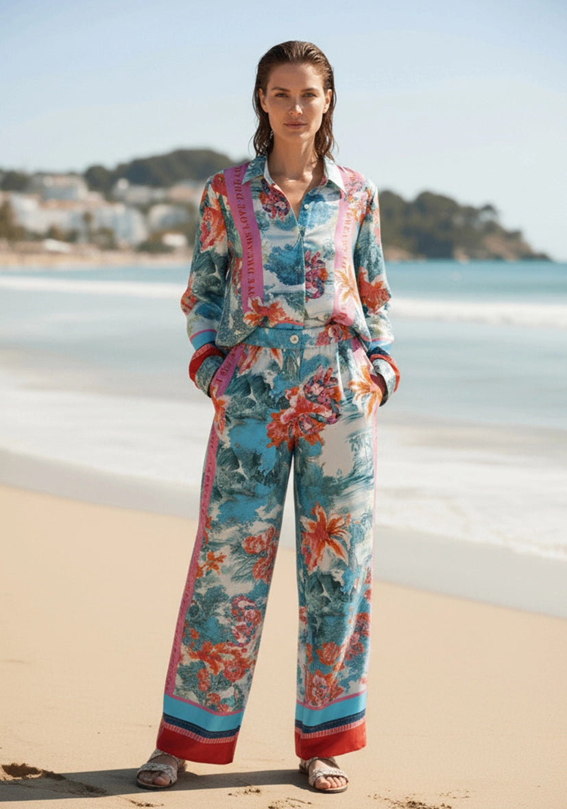 Pants Turquoise Breeze