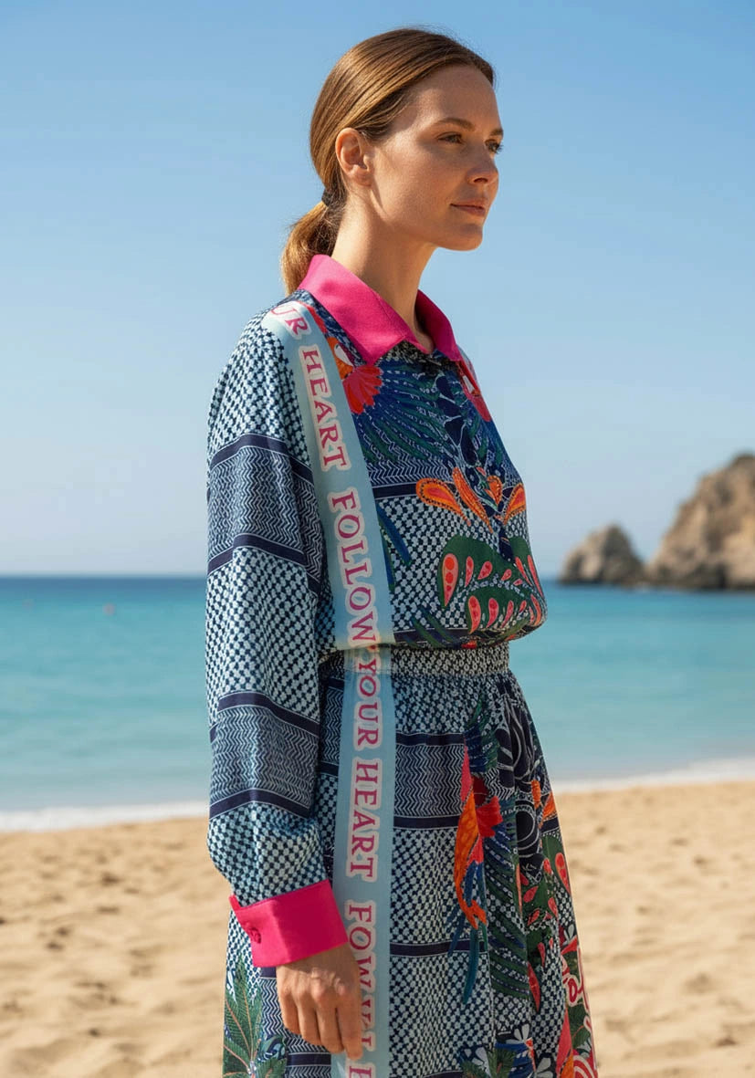 Bluse Blue Pali Flair