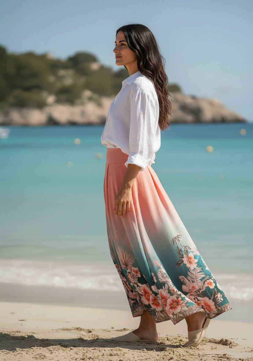 Long Skirt Garden Dream