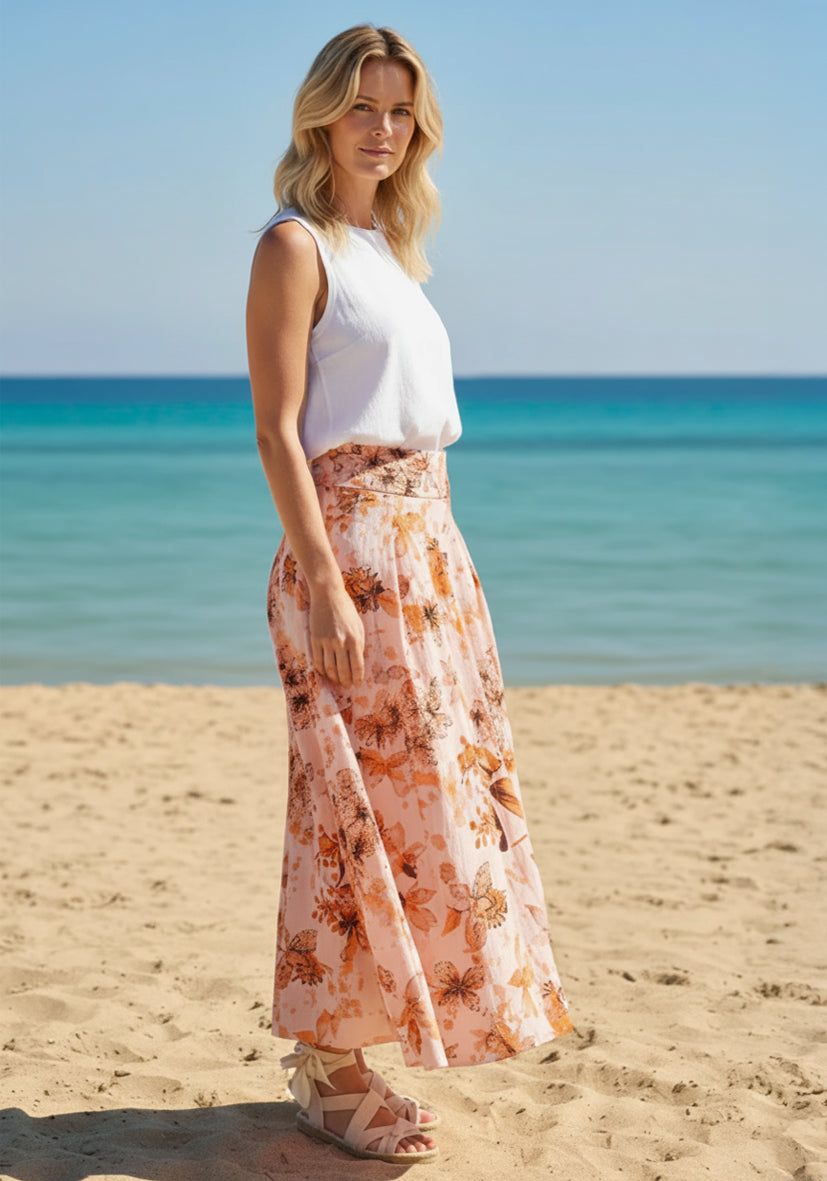 Skirt Peach Flame