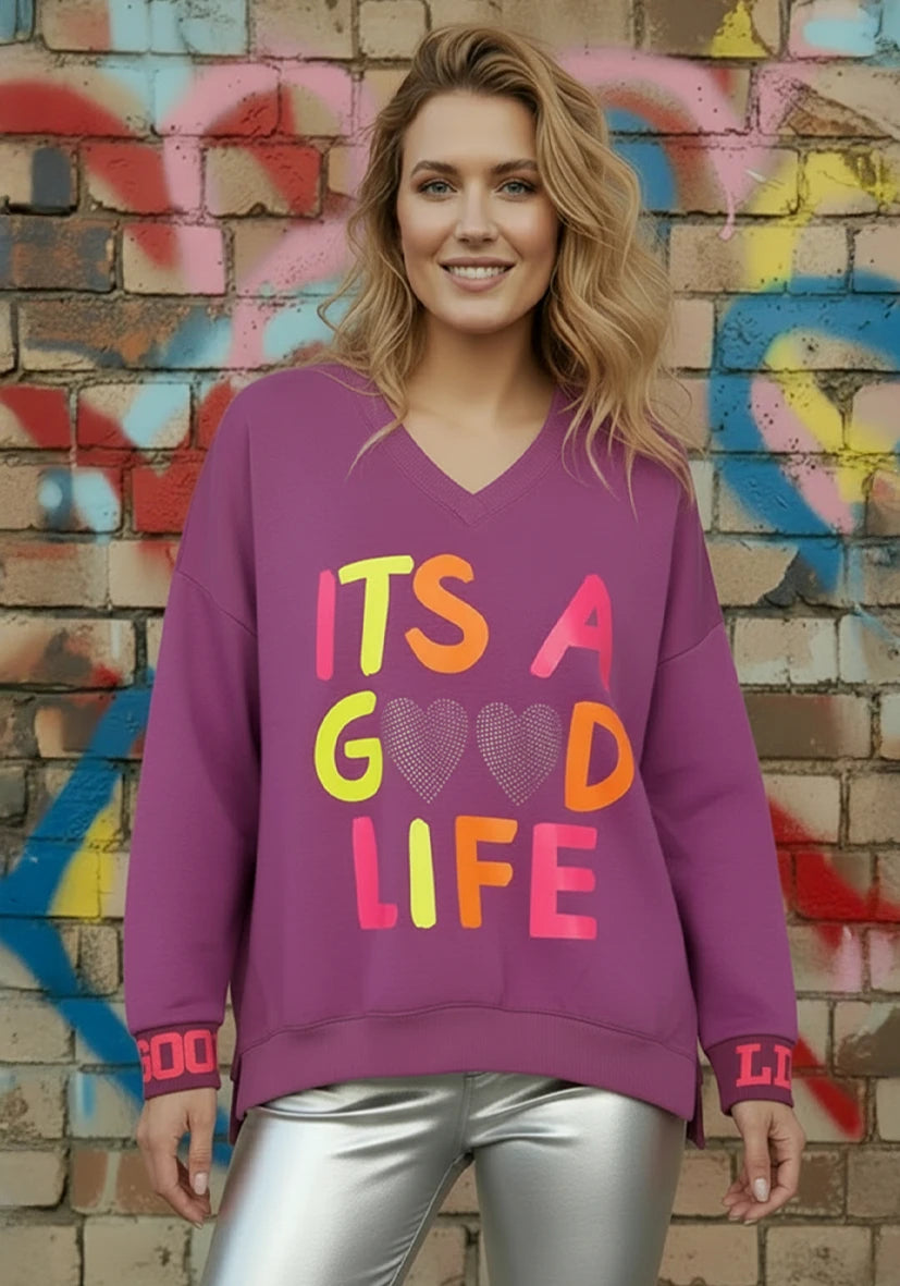 V-Neck Goodlife – crocus