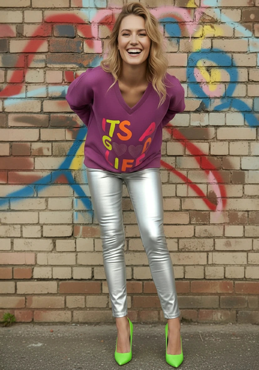 V-Neck Goodlife – crocus