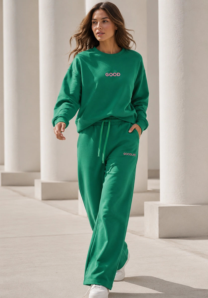 Joggerpants Straight Good Life - grün