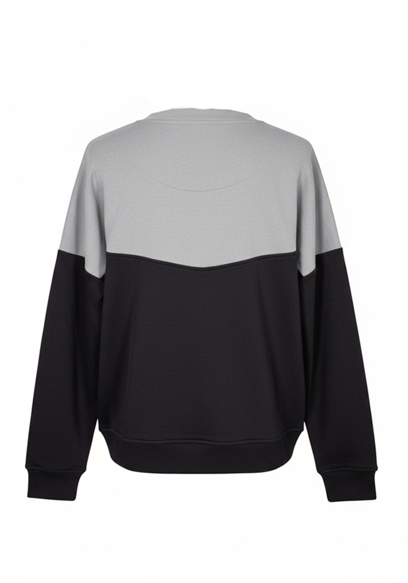 Roundneck LOVE - grau/silver