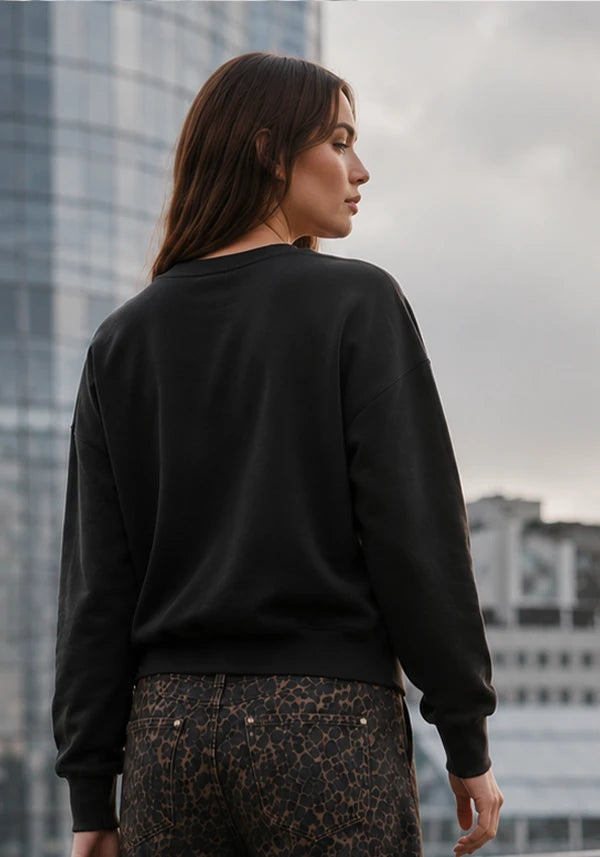 Roundneck Sparkling Amour - black
