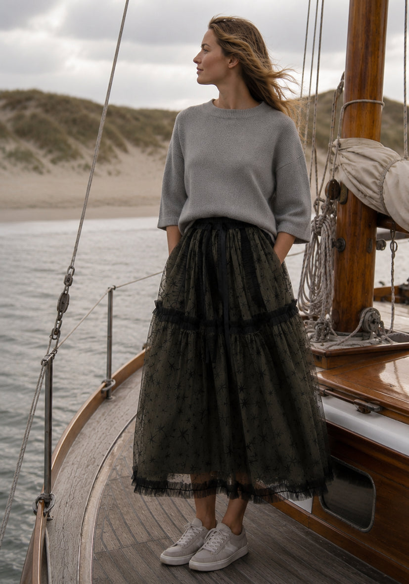 Pull à manches courtes - rosé