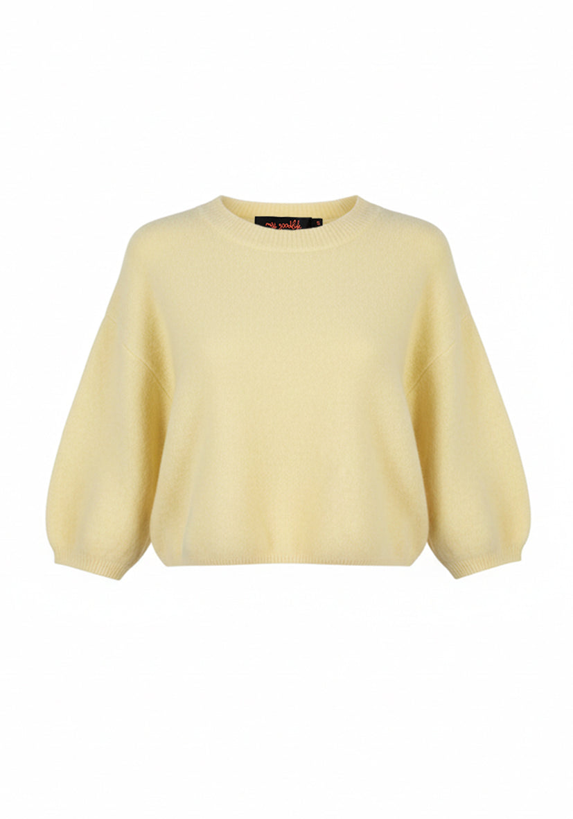 Shortsleeve Pullover - butteryellow