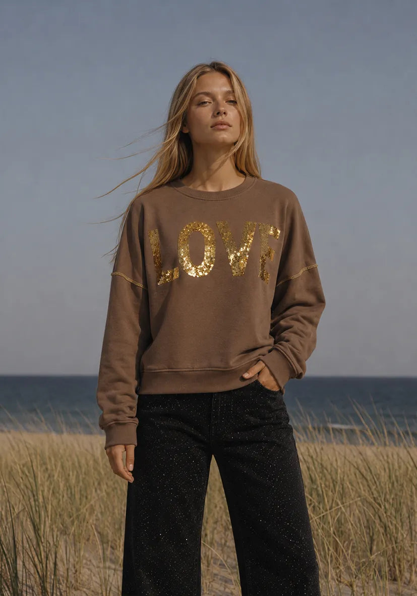 Roundneck Love - chocolate