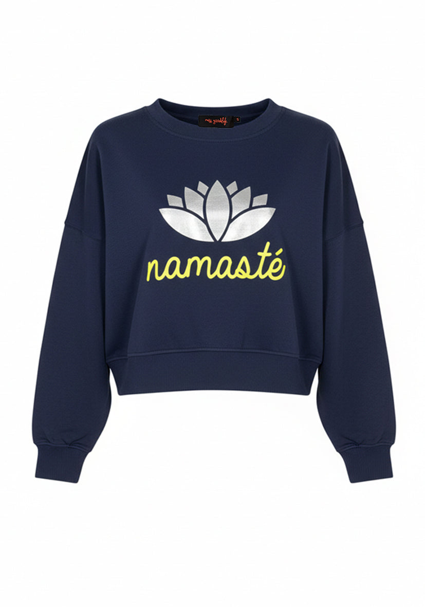 Roundneck Namasté - schwarz