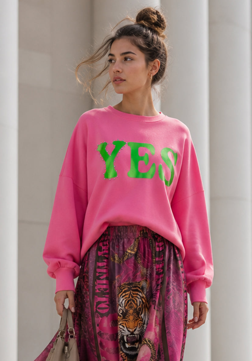 Roundneck Wide YES - flashrose