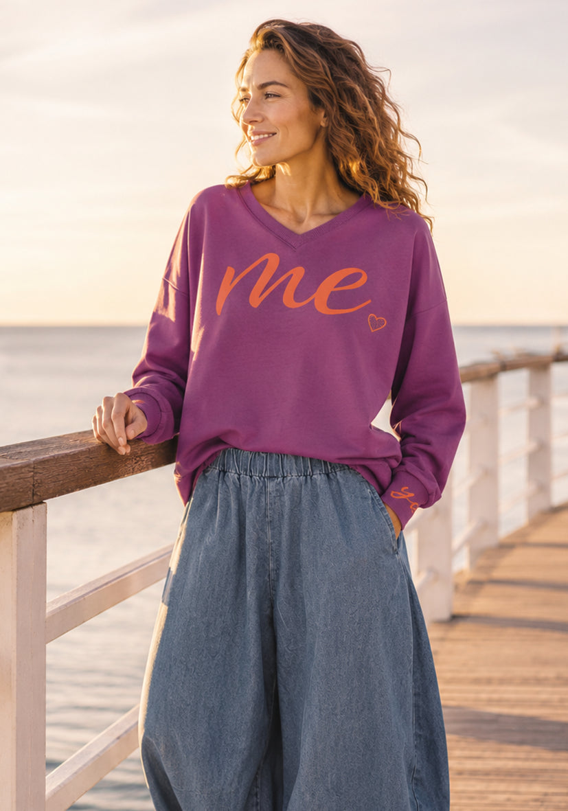 V-Neck me you - crocus