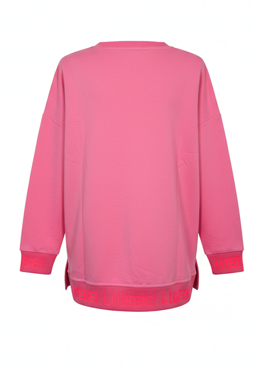 V-Neck L(I)EBE Leo - flashrose
