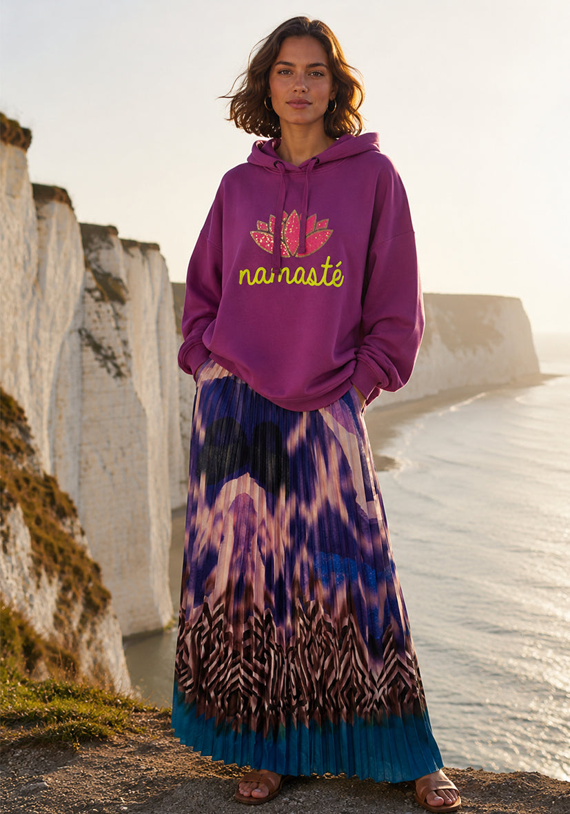 Sudadera con capucha Me and You - crema