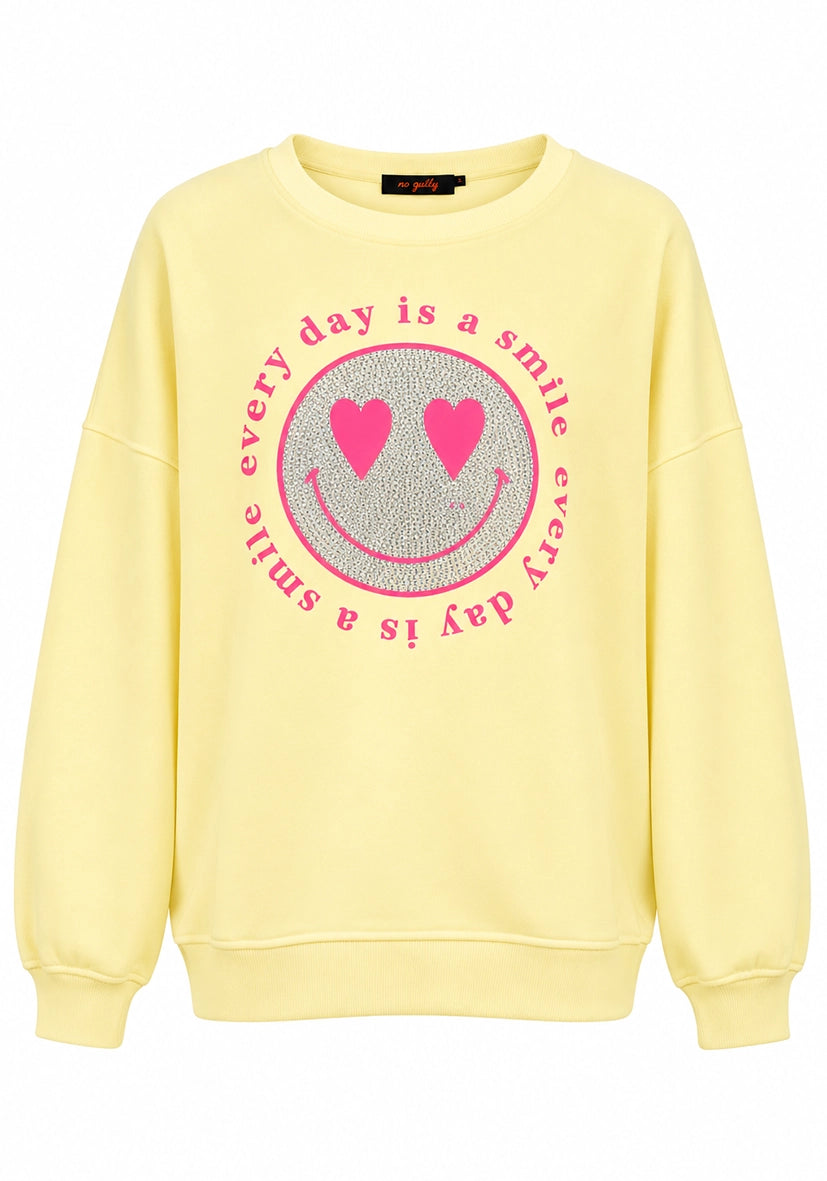 Roundneck Everday is a smile - yellow