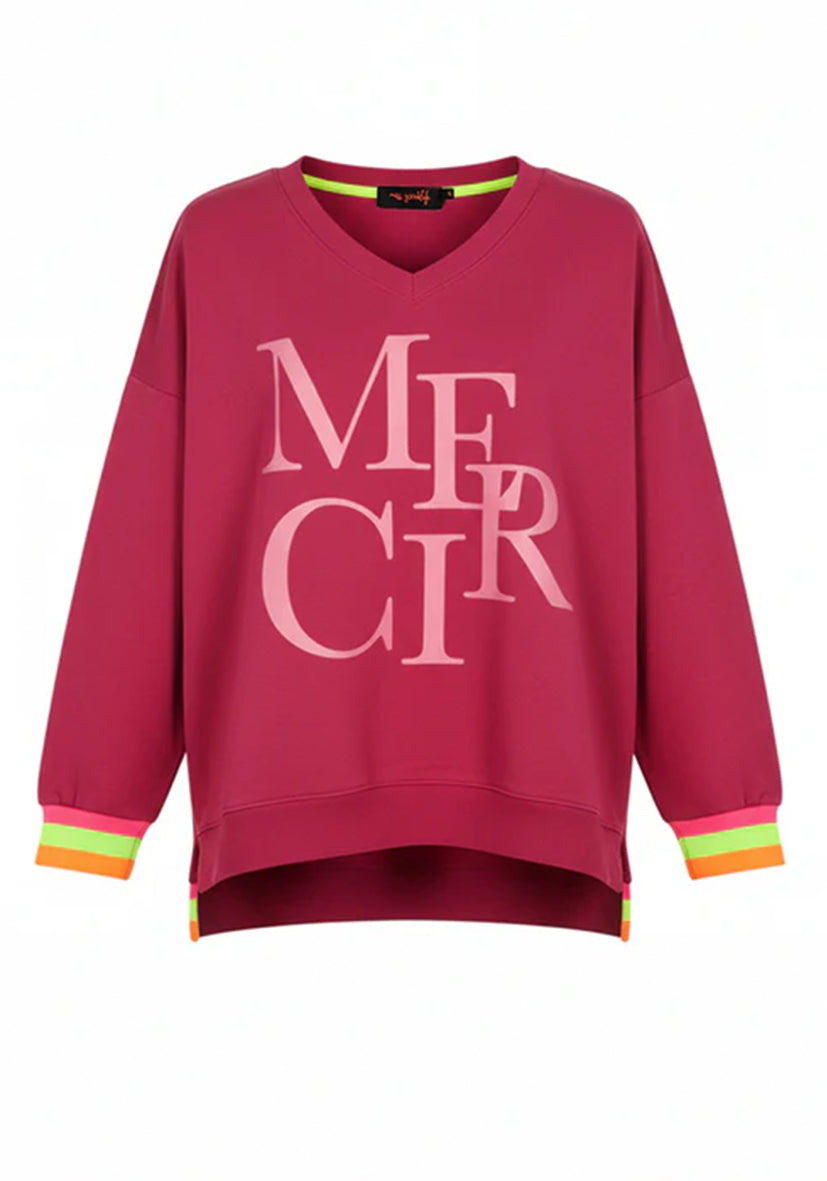 V-Neck Merci - berry