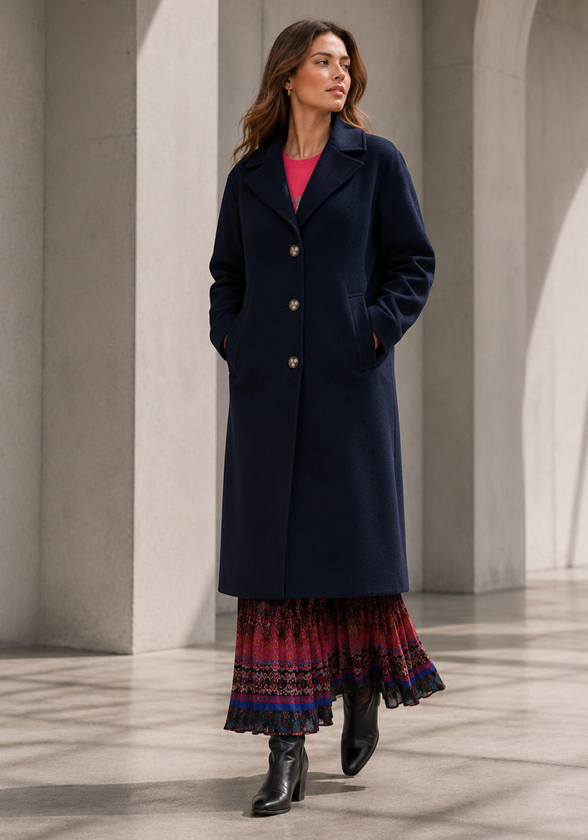 Coat Smile & Glow - blau