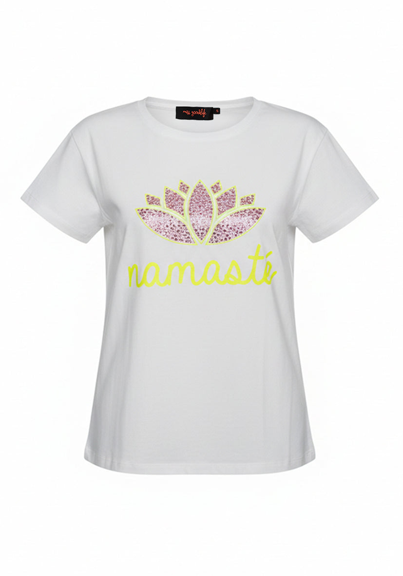 T-Shirt Namasté - white