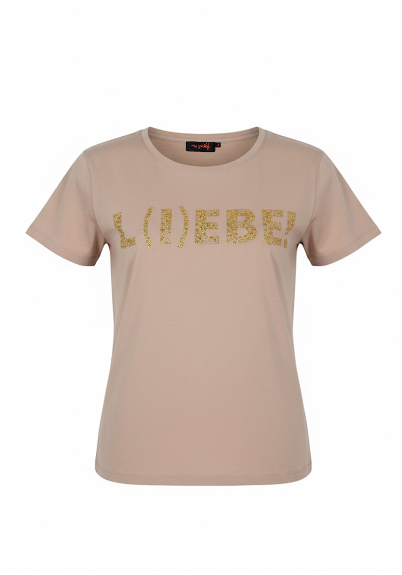 T-shirt L(OV)E - rose
