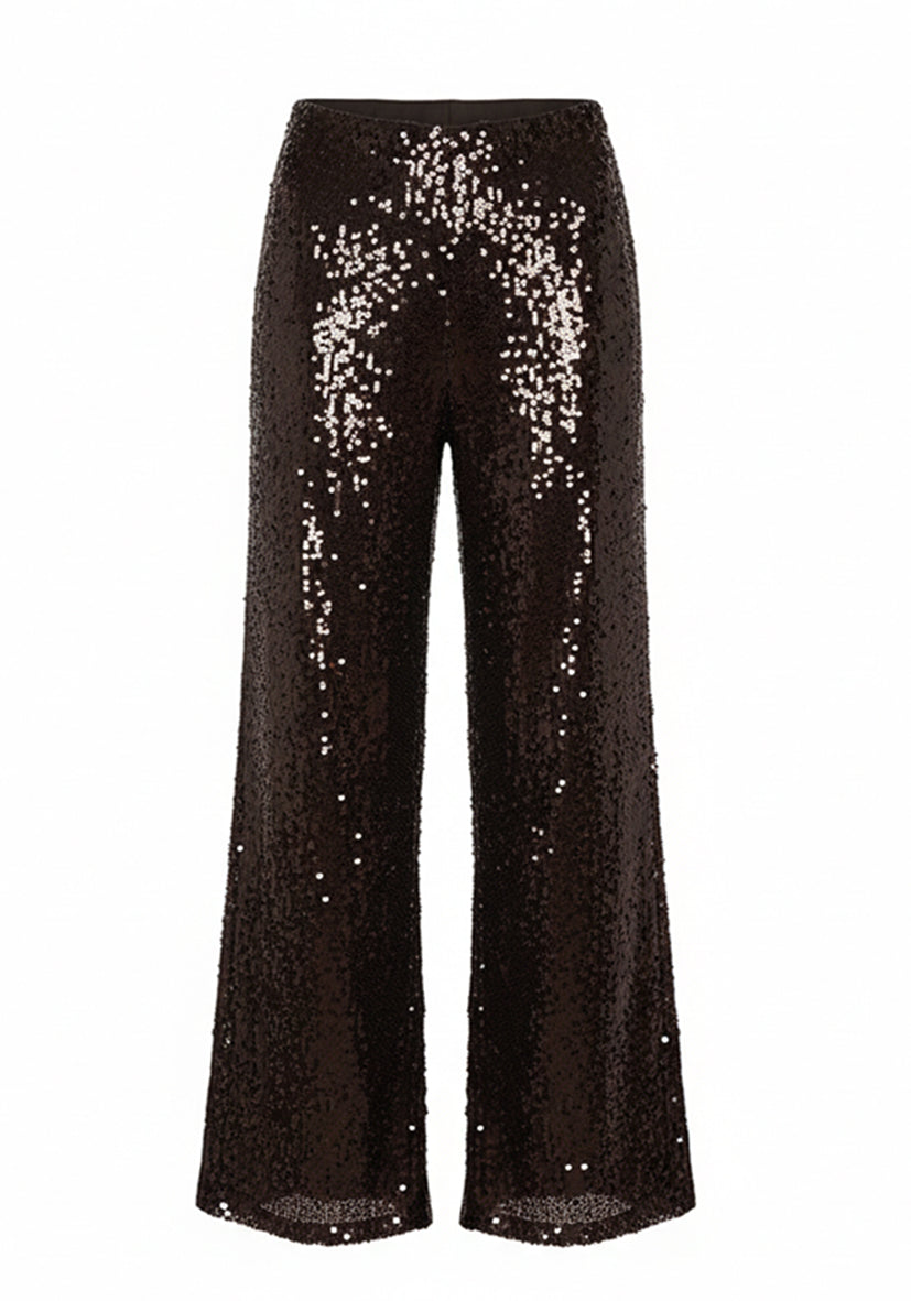 Pants Glamour Glow - Darkbrown