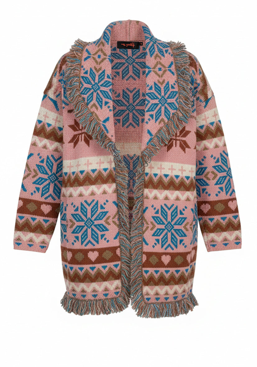 Cardigan Nordic Fringes