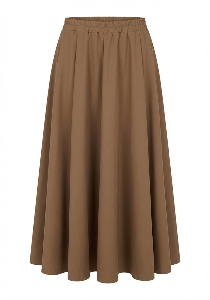 Flared Skirt - braun