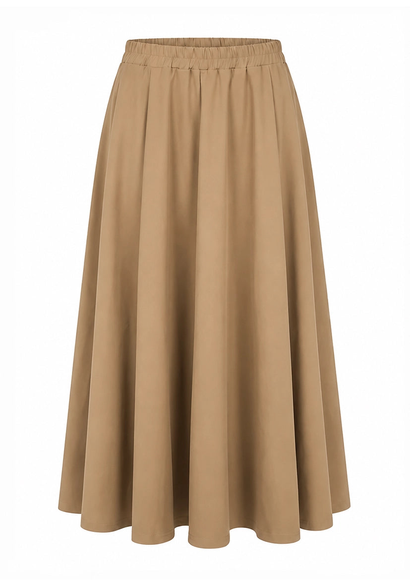 Flared Skirt - braun
