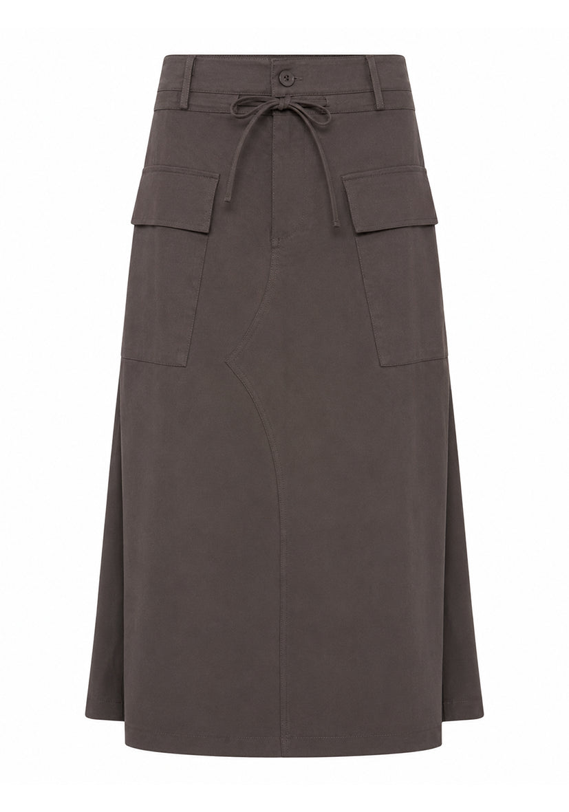 Flared Skirt - olive